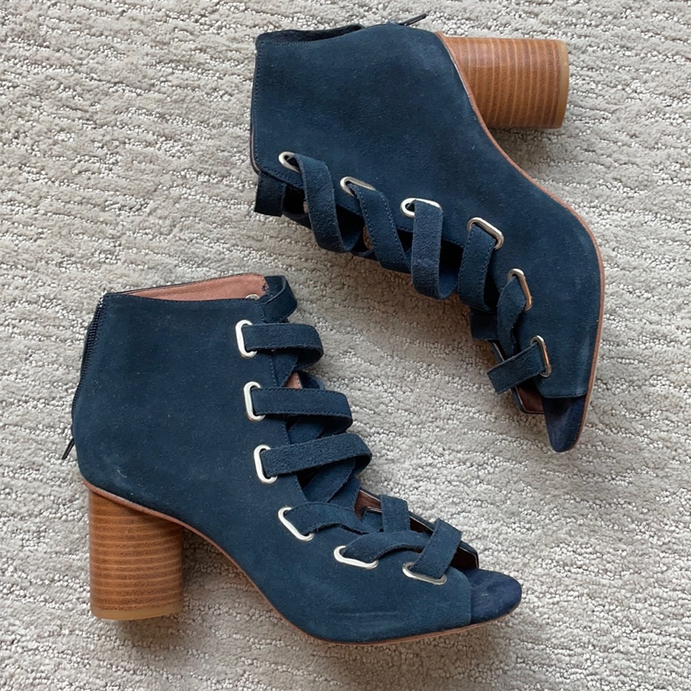 Jeffrey Campbell Navy Heels